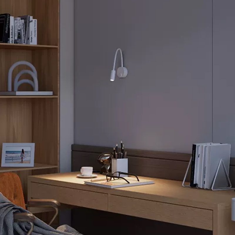 グースネック読書壁ランプ LED 3 ワットスイッチ付き柔軟 - Book Light Flexible のレビューと価格