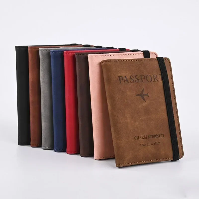 女性男性旅行パスポートホルダーカバーケース Pu レザークレ - Travel Accessories Bag For Women のレビューと価格