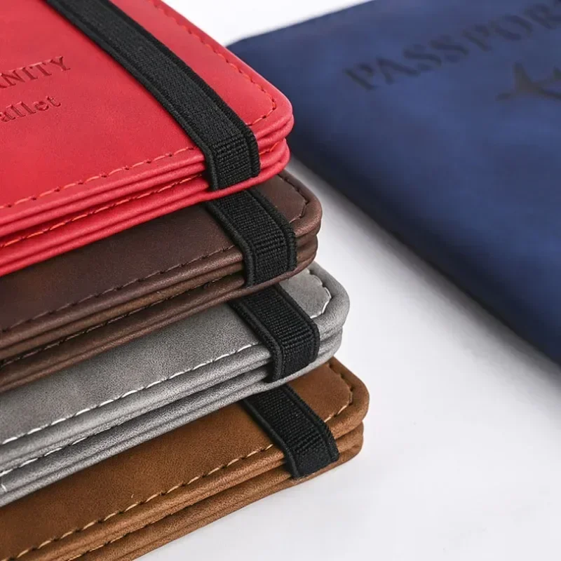女性男性旅行パスポートホルダーカバーケース Pu レザークレ - Travel Accessories Bag For Women のレビューと価格