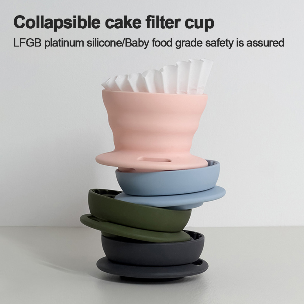 LFGB食品グレード折りたたみ式シリコンコーヒードリッパー  - Water Bottle Collapsible のレビューと価格