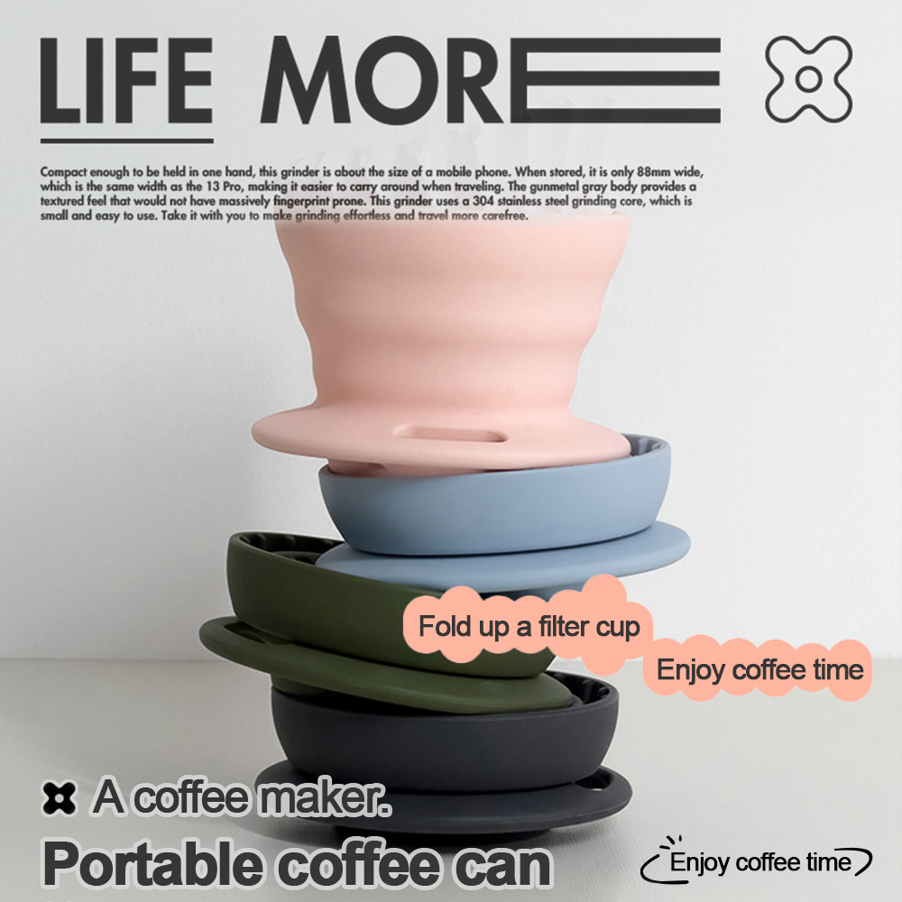 LFGB食品グレード折りたたみ式シリコンコーヒードリッパー  - Water Bottle Collapsible のレビューと価格