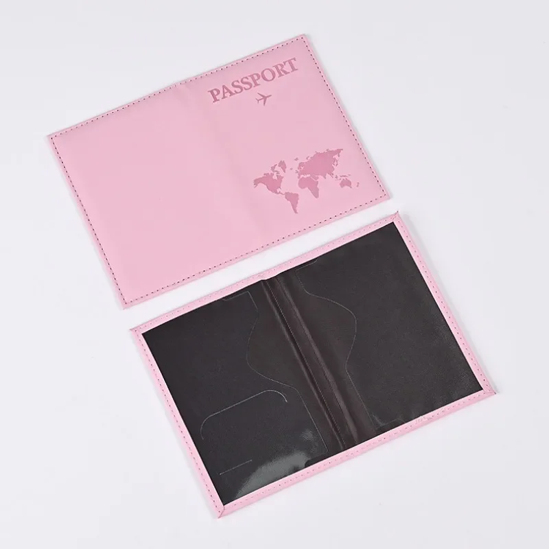 女性男性旅行パスポートカバーホルダー財布バッグ Pu レザー - Travel Accessories Bag For Women のレビューと価格
