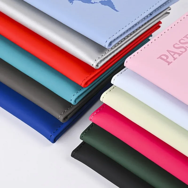 女性男性旅行パスポートカバーホルダー財布バッグ Pu レザー - Travel Accessories Bag For Women のレビューと価格