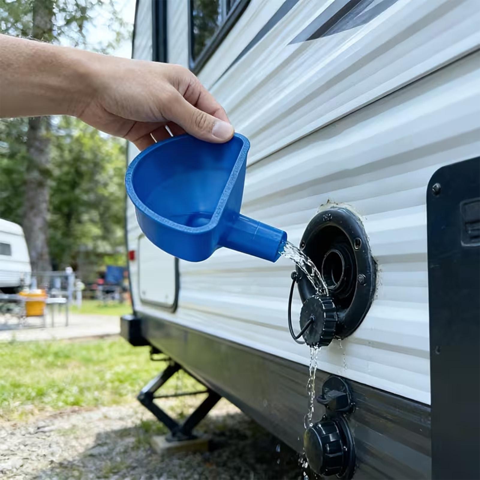 RV水タンク充填漏斗 3Dプリント製水充填漏斗 トレーラーバ - Travel Accessories To 3D Print のレビューと価格