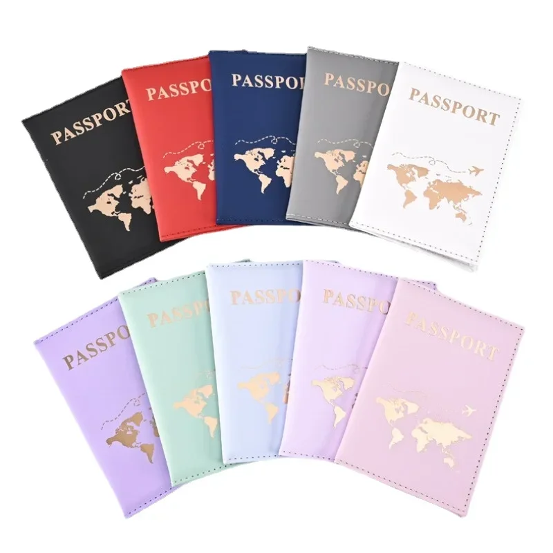 男性と女性のためのレタリングプリント付きパスポートホルダー, - Travel Accessories Bag For Women のレビューと価格