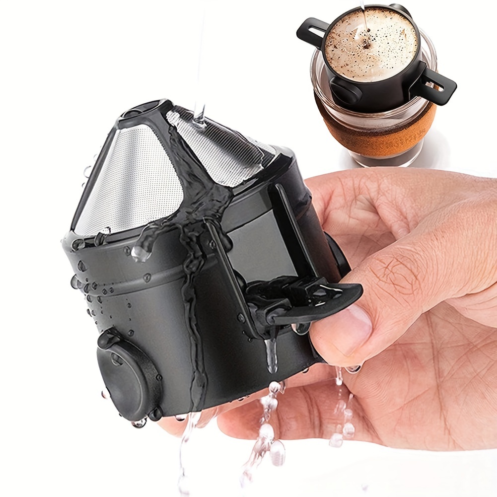 ポータブルコーヒーフィルターカップ、再利用可能なコーヒーメー - Water Bottle Collapsible のレビューと価格