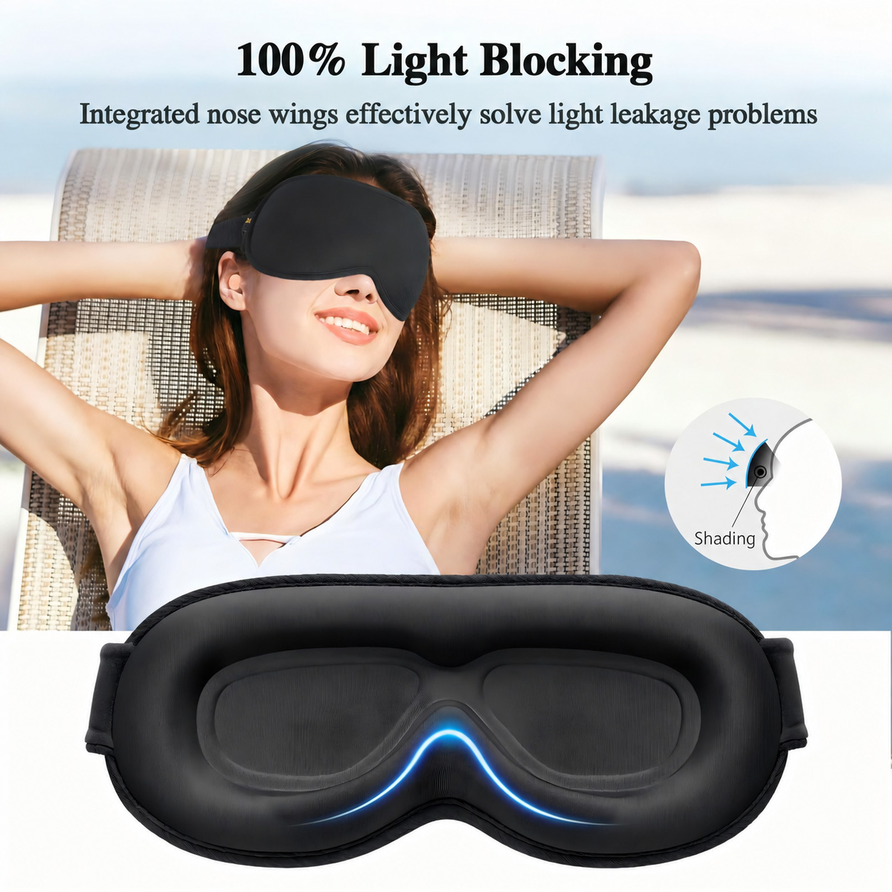 睡眠コンボセット - 3D遮光睡眠マスクとメモリーフォーム耳 - Earplug Set Foam のレビューと価格