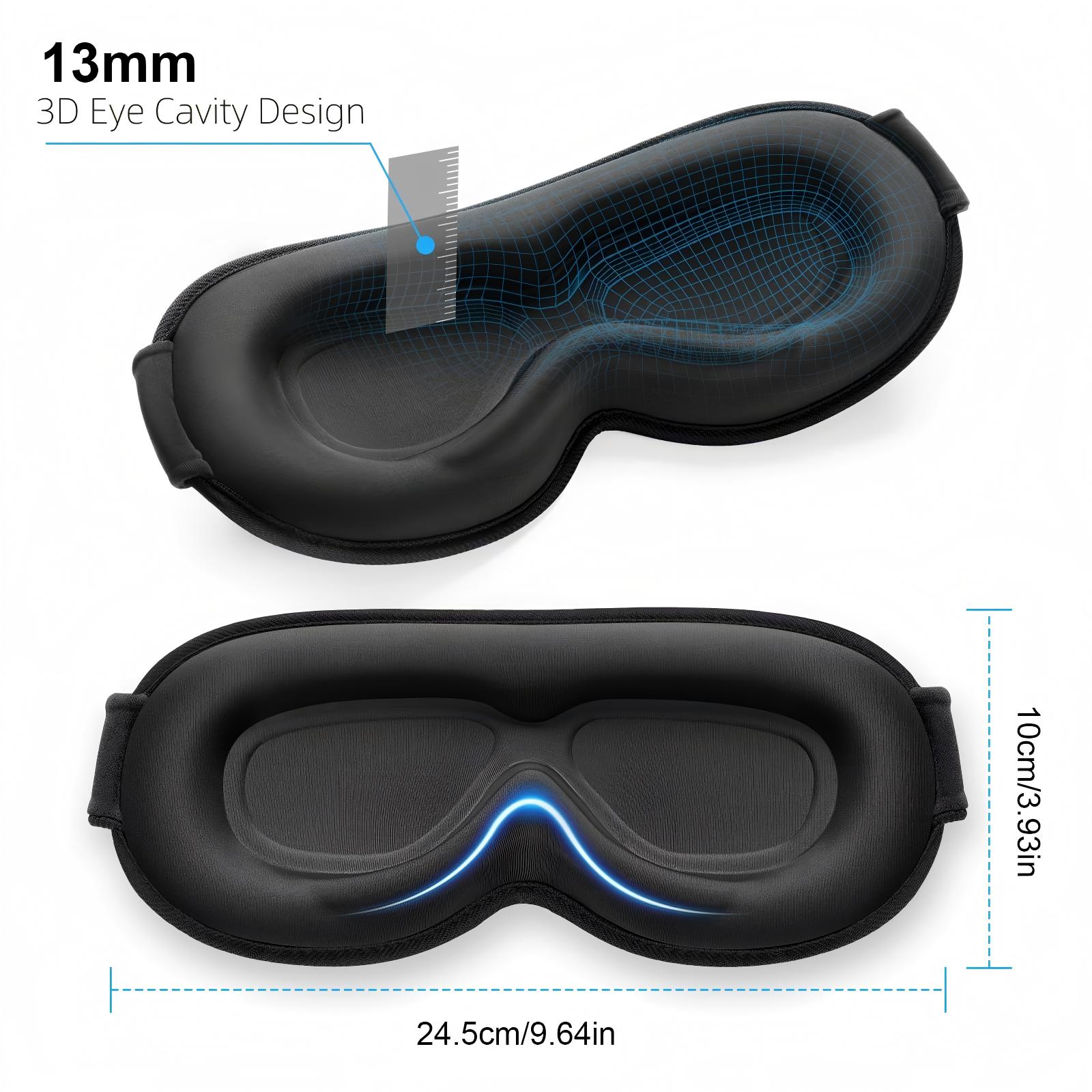 睡眠コンボセット - 3D遮光睡眠マスクとメモリーフォーム耳 - Earplug Set Foam のレビューと価格
